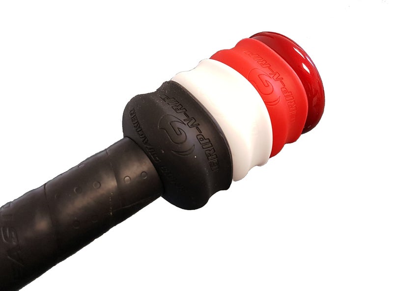 Grip-N-Rip Knob Stacker Choke-Up Ring for Baseball/Softball Bats Provides Choking Up Space & Relief from Bat Sting, Stackable for Custom Fit and Comfort (Black) - Image 4